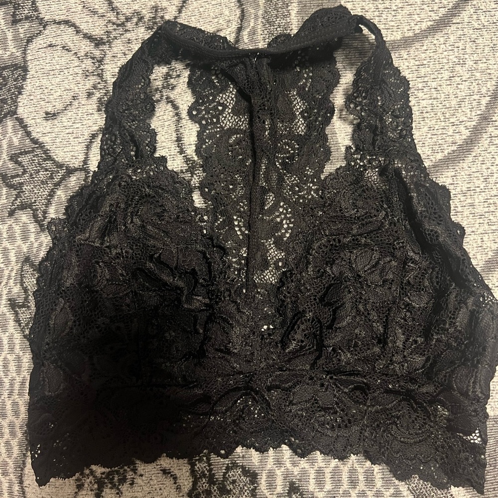 Sexy Black Lace Racerback Bralette